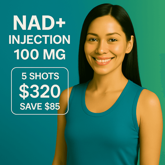 NAD+ Injection Package 100mg at Drip Suites Murrieta in Murrieta, CA