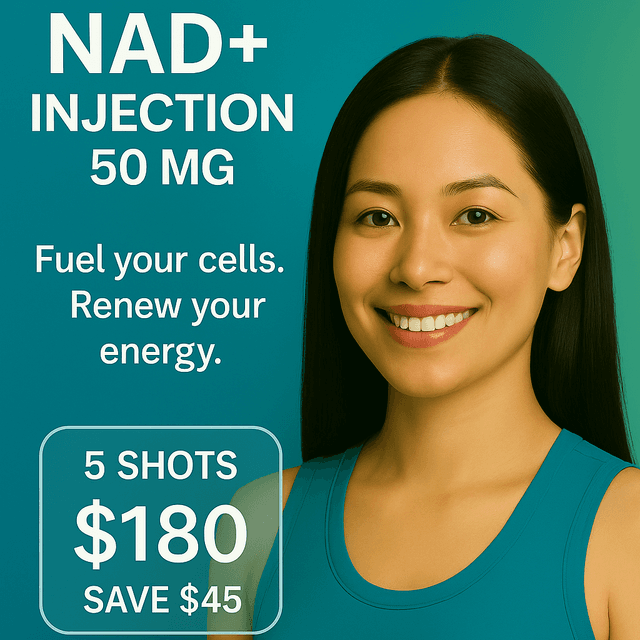 50 mg NAD+ Package at Drip Suites Murrieta in Murrieta, CA